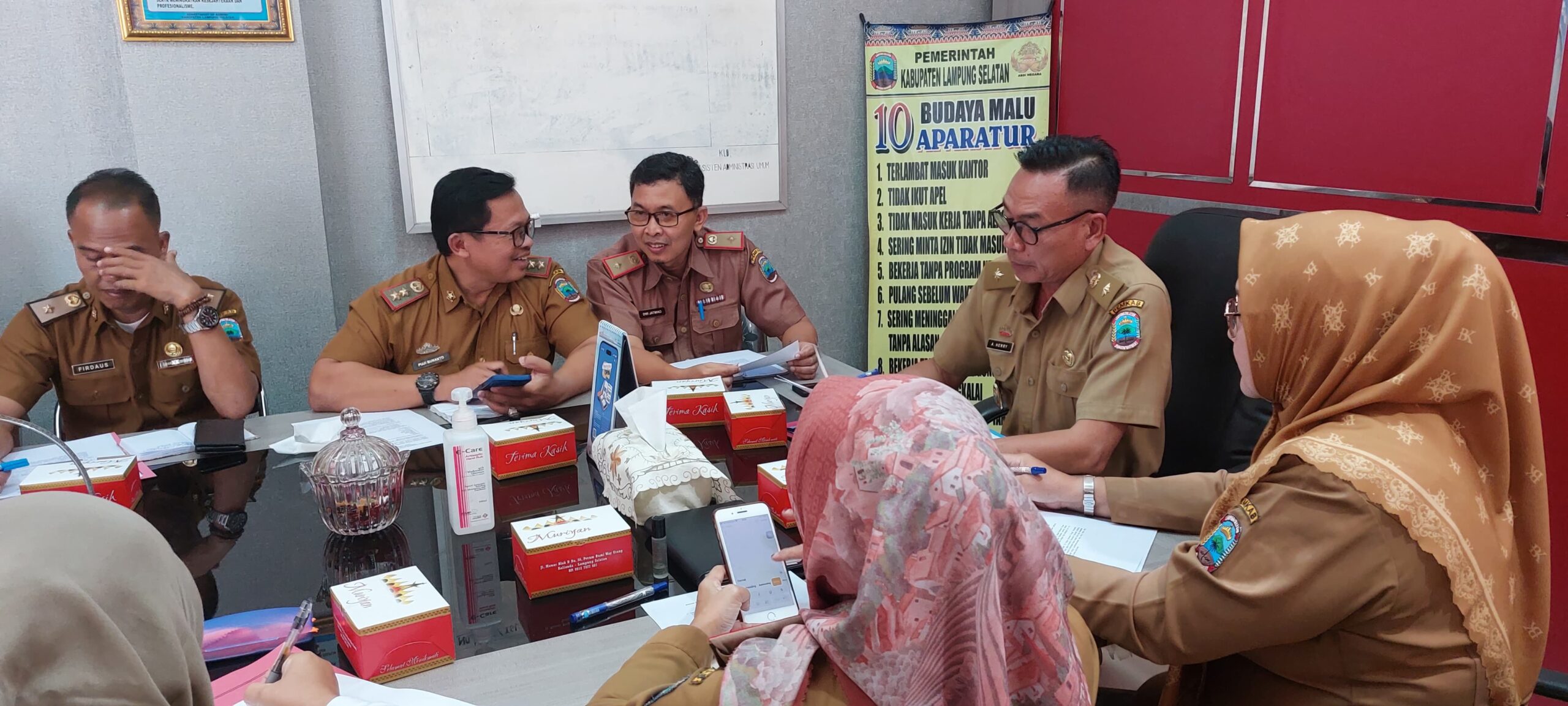 Tim Satgas Ketahanan Pangan Lampung Selatan Gelar Rakor, Bahas Ketersediaan Bahan Pangan Pokok