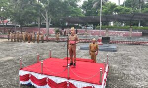 Pimpin Apel Mingguan, Plt Asisten Adum Kembali Ingatkan Disiplin Pegawai