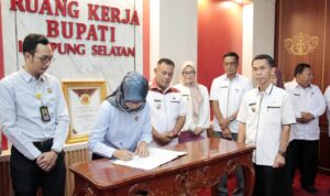 7 Kepala Perangkat Daerah Teken Perpanjangan PKS dengan Kejari Lampung Selatan