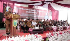 Bupati Lampung Selatan Buka Musrenbang Kecamatan Tanjung Sari