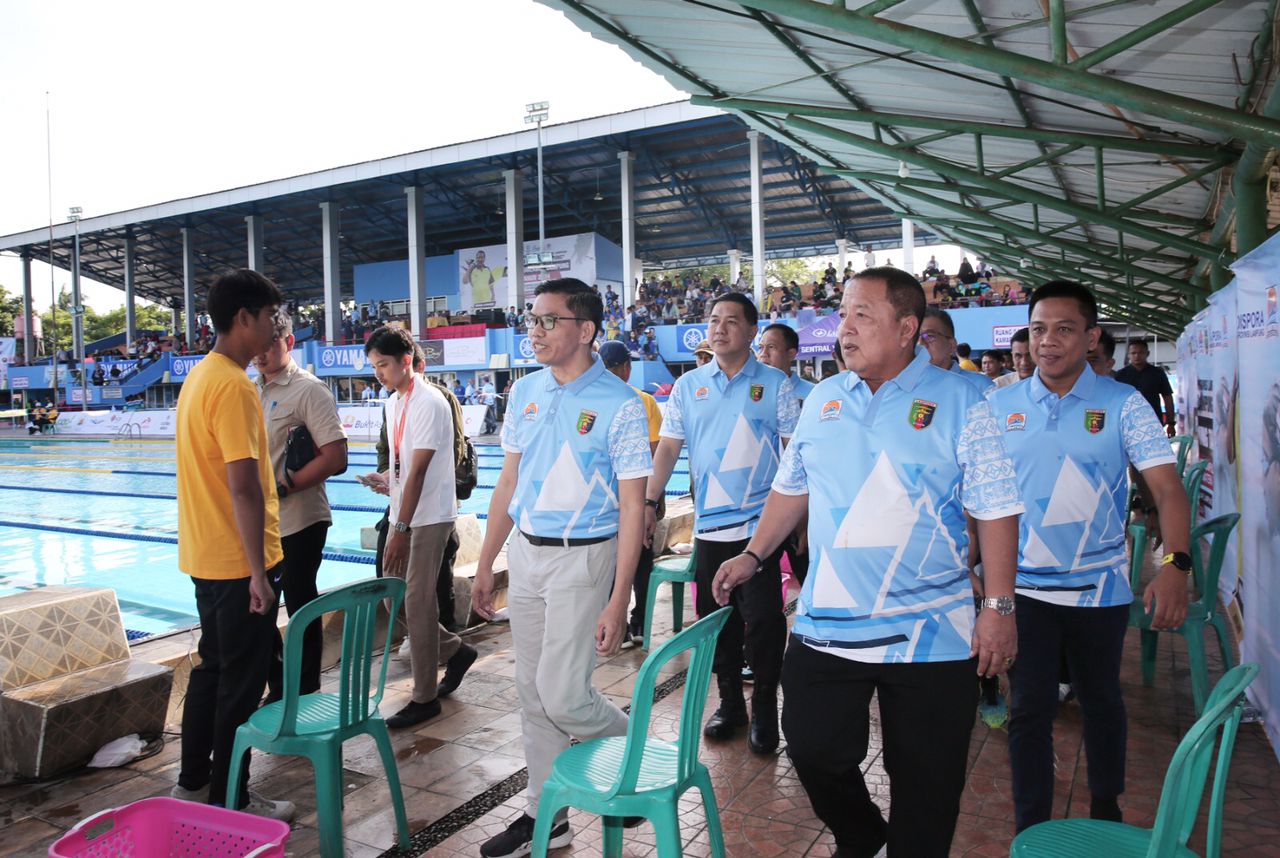 Gubernur Arinal Buka Kejuaraan Invitasi Renang Lampung Antar Perkumpulan dan Fun Swimming se- Sumatera Piala Gubernur Lampung Tahun 2024