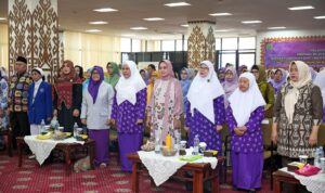 Ibu Riana Sari Hadiri Pelantikan, Rakerwil Wanita Islam Provinsi Lampung dan YPBWI 