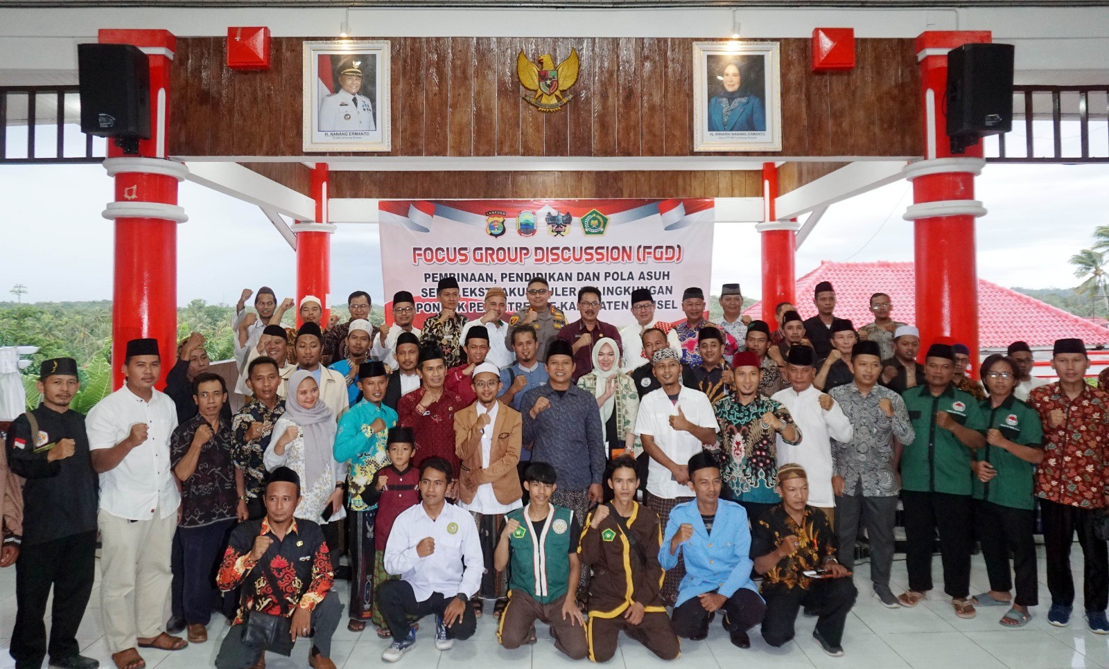 Gandeng Pondok Pesantren, Polres-Pemkab Lampung Selatan Gelar FGD, Komitmen Stop Kekerasan