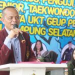 Pengkab TI Lamsel Gelar Ujian Kenaikan Tingkat, Diikuti 139 Taekwondoin