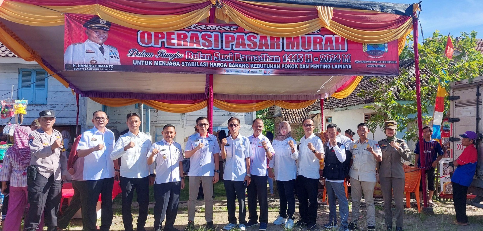 Operasi Pasar Murah di Kecamatan Penengahan Disambut Antusias Masyarakat