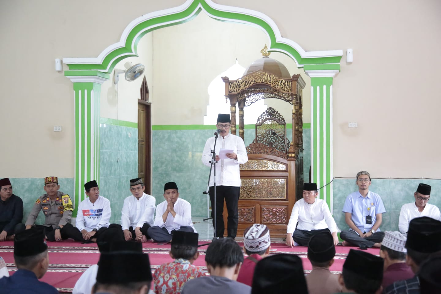 Sekda Thamrin Ajak Masyarakat Desa Suak Tingkatan Kepedulian di Bulan Ramadan