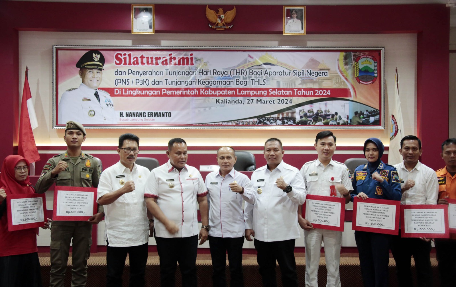 Cek Rekening, THR ASN dan THLS Pemkab Lampung Selatan Cair Hari Ini