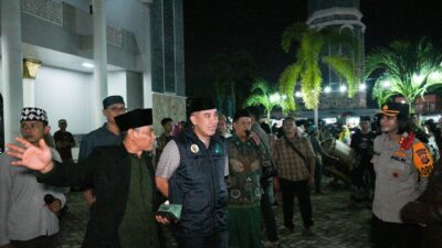 Bupati Dendi : Tinjau Arus  Lalin, Gedongtataan Lancar 