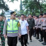 Polres Lampung Selatan Apel Gelar Pasukan Operasi Ketupat Krakatau 2024