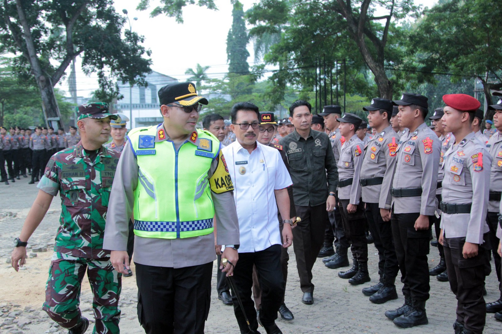 Polres Lampung Selatan Apel Gelar Pasukan Operasi Ketupat Krakatau 2024