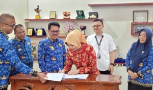 Pemkab Lampung Selatan Perpanjang Kerja Sama dengan Bank Lampung dan BPJS Ketenagakerjaan