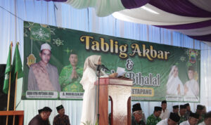 Ketua TP PKK Lampung Selatan Hadiri Halalbihalal MWC-NU Ketapang