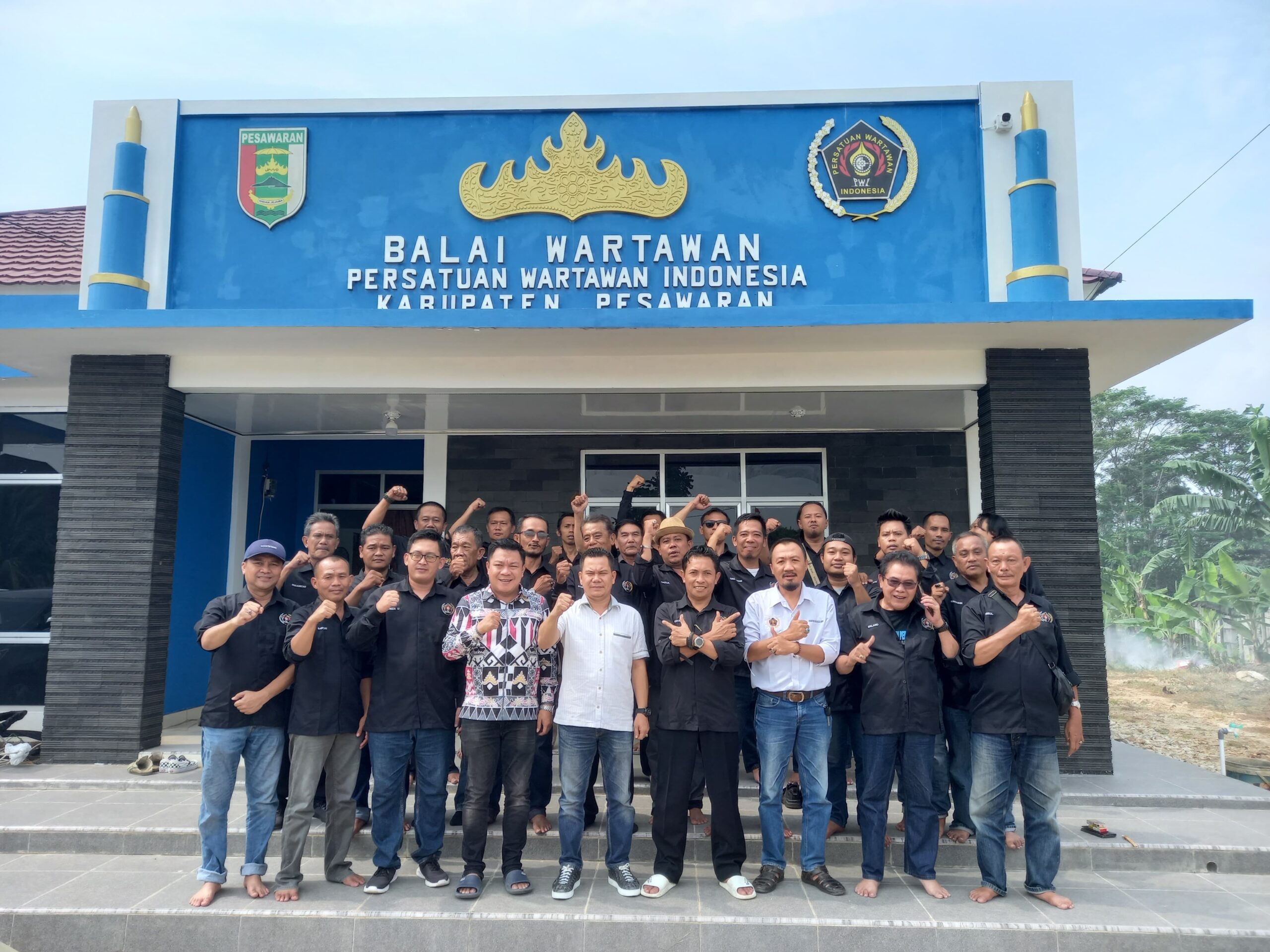 Konferensi Kerja PWI Pesawaran Berjalan Demokrasi