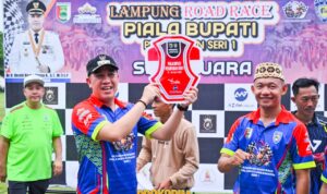 Road Race Perebutkan Piala Bupati Dendi, Libatkan Peserta Asal Luar Provinsi Lampung 