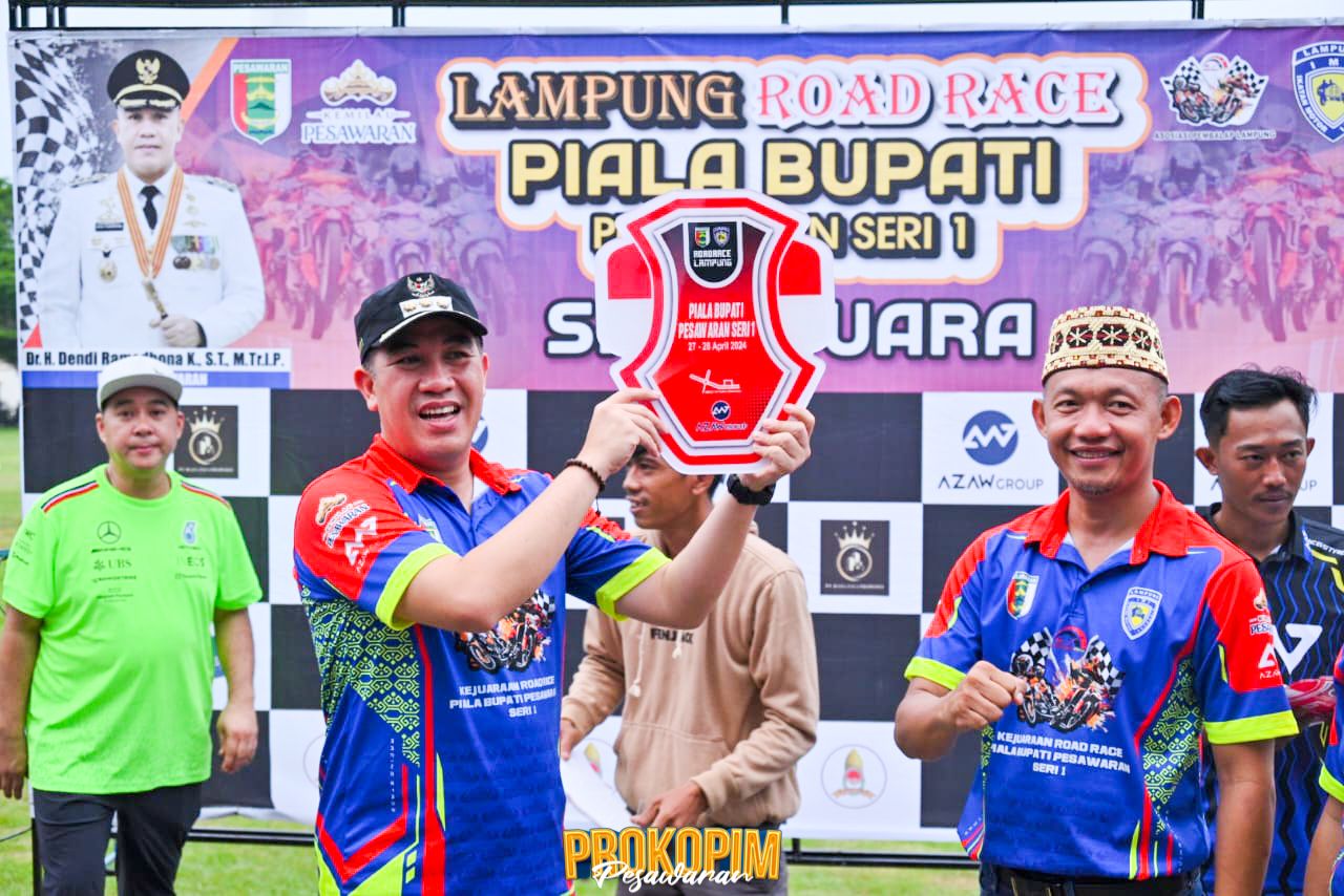 Road Race Perebutkan Piala Bupati Dendi, Libatkan Peserta Asal Luar Provinsi Lampung 