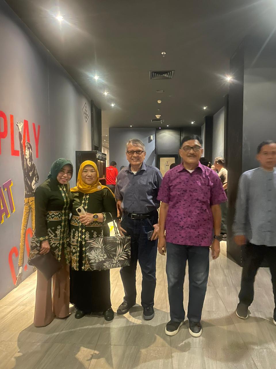 Kader HMI, Kordinator Presidium Forhati Nobar Film Lafran  bersama Ketua Presidium Majelis Nasional KAHMI 
