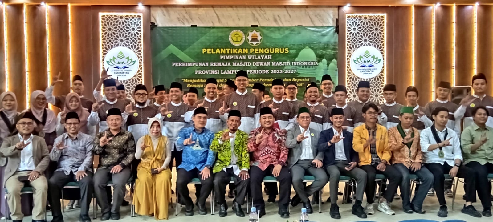 dr Zam Zanariah Hadiri Pengukuhan Prima DMI Provinsi Lampung 