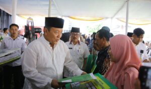 Sekda Thamrin Hadiri Pengajian Akbar Provinsi Lampung di Kecamatan Natar