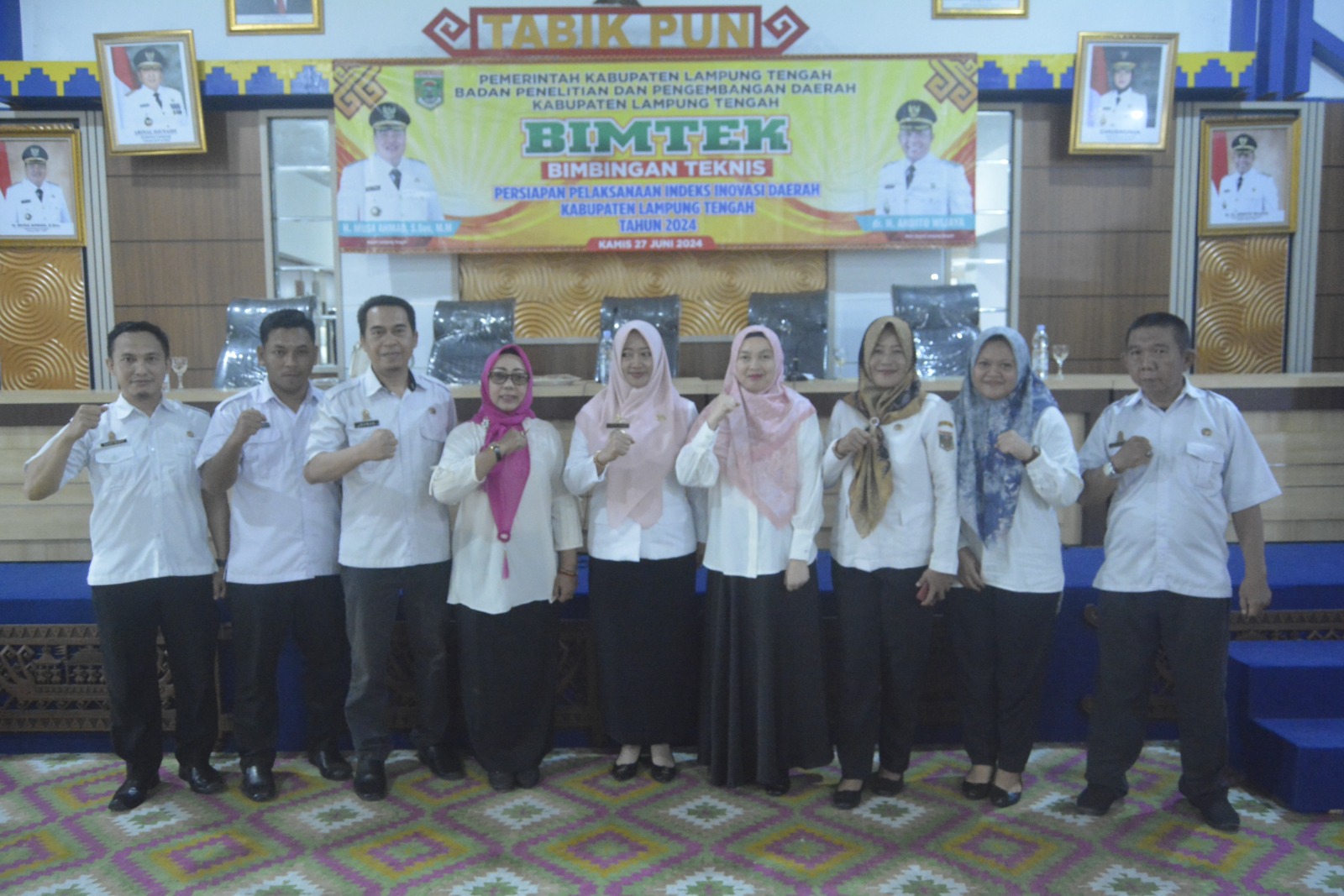 Pemkab Mengapresiasi Pelaksanaan Bimbingan Teknis Tata Cara Penginputan Data IID Tahun 2024