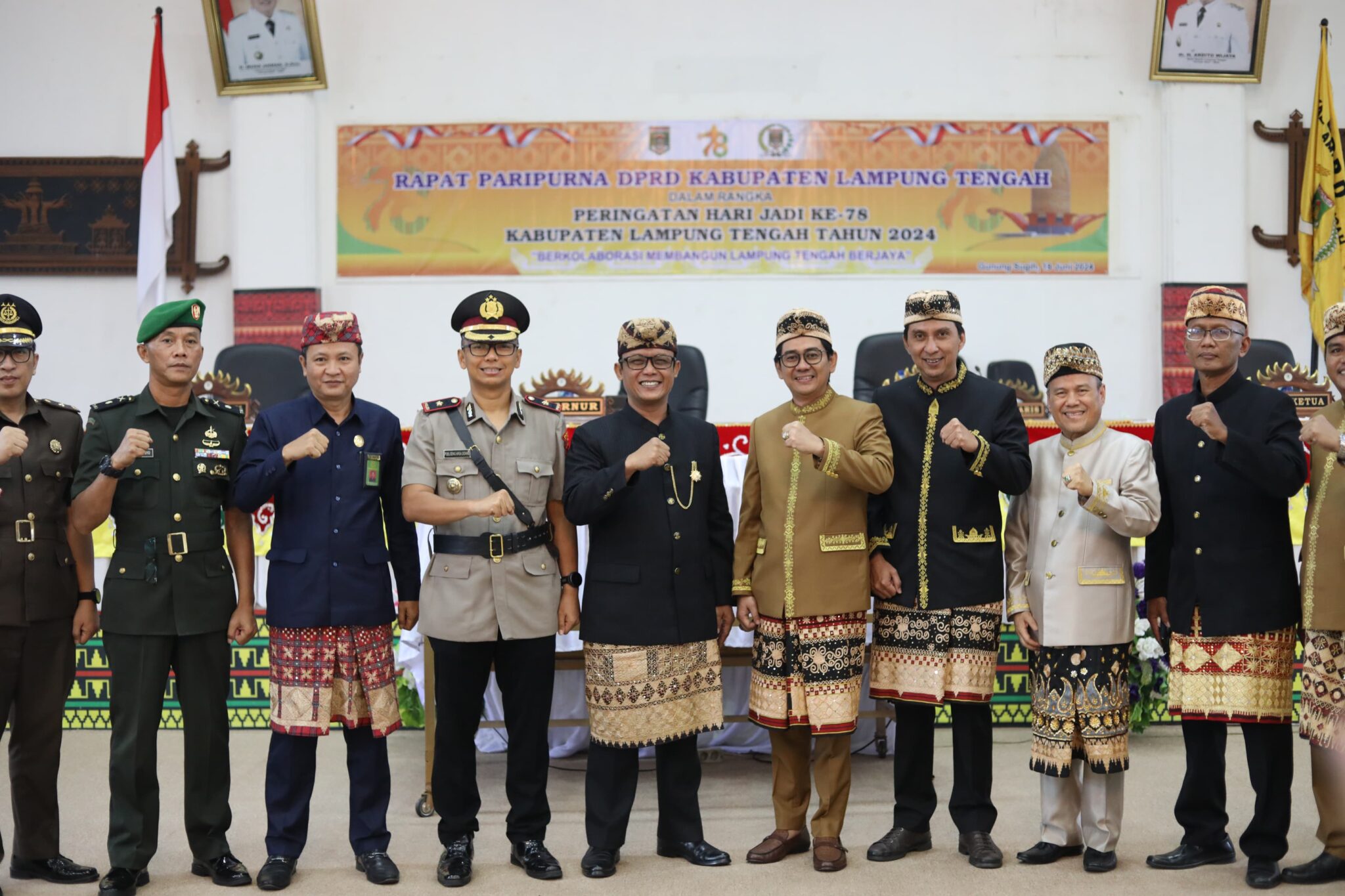 Ardito Wijaya Hadiri Rapat Paripurna HUT Kabupaten Lampung Tengah Ke-78