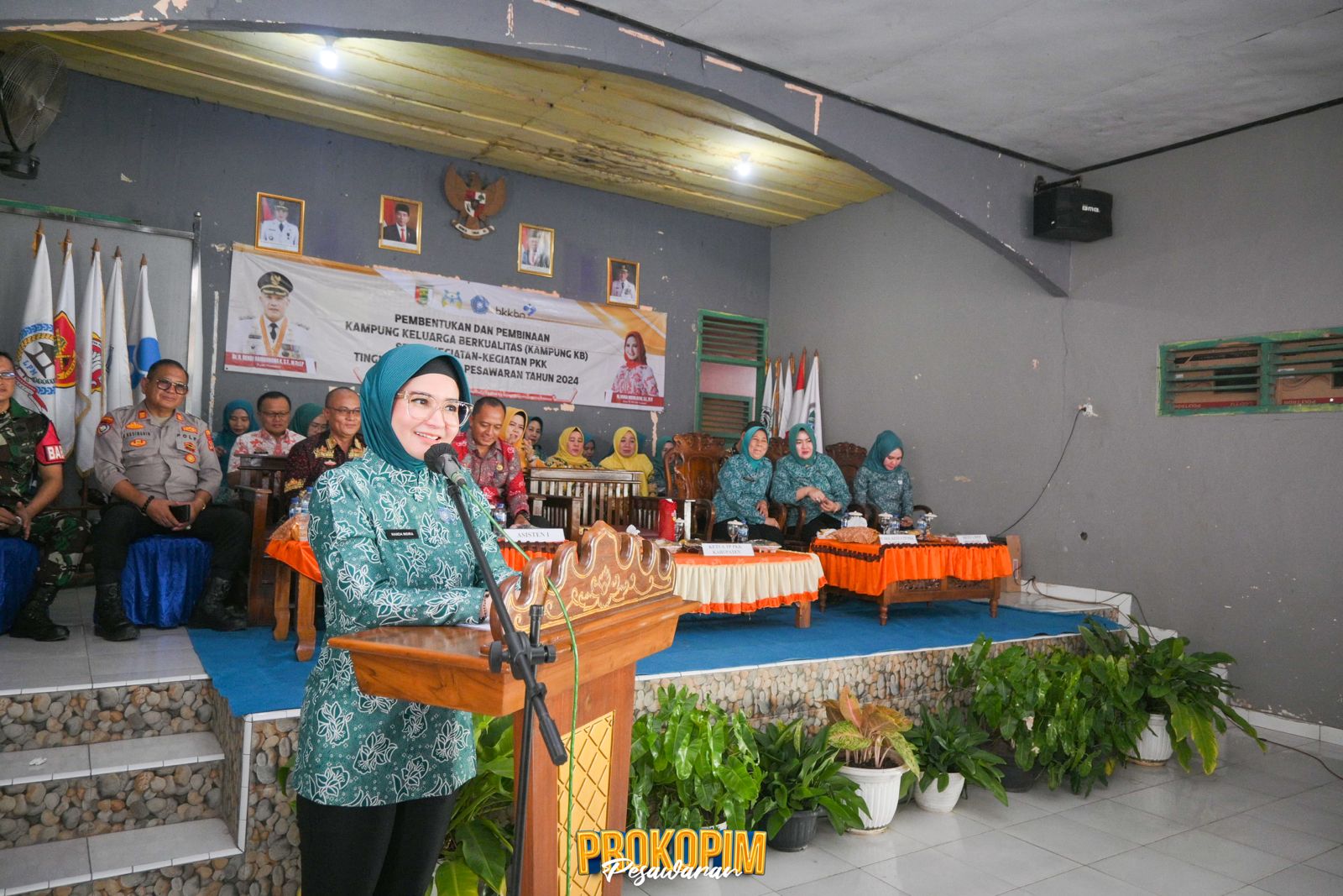 Nanda Indira Sasar Kecamatan Teluk Pandan dan Gedong Tataan Bentuk Kampung KB