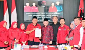 Nanang Ermanto Resmi Kantongi Rekom PDI Perjuangan di Pilkada Lampung Selatan