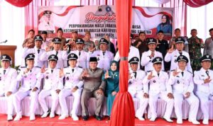 Kukuhkan 15 Kepala Desa se-Kecamatan Rajabasa, Nanang: Pemimpin Itu Pelayan Rakyat