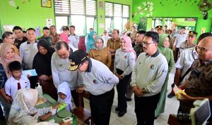 Pj Gubernur Lampung Canangkan PIN Polio 2024 Tingkat Provinsi di Lamsel