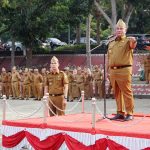 Mendadak Pimpin Apel Pagi, Bupati Lampung Selatan Pantau Kedisiplinan Pegawai