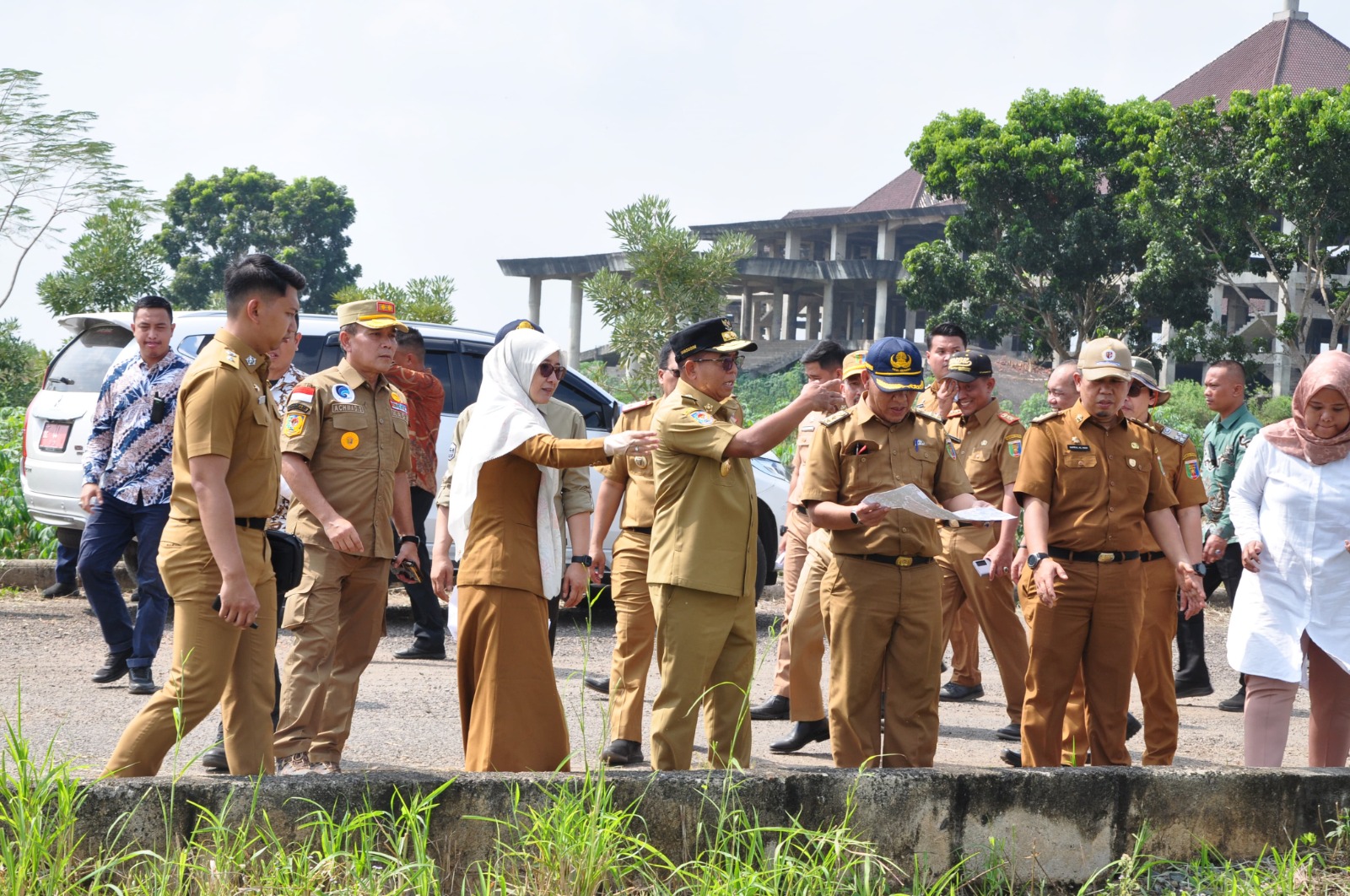 Pj. Gubernur Samsudin Tinjau Persiapan Upacara HUT RI 2024 di Kotabaru