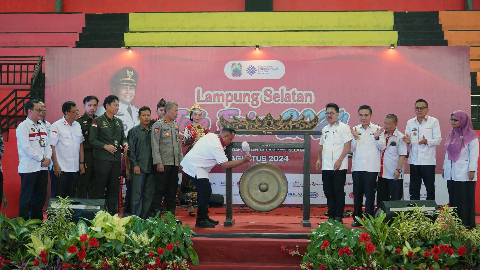 Resmi Dibuka Bupati, Job Fair Lampung Selatan 2024 Sediakan 2.533 Loker