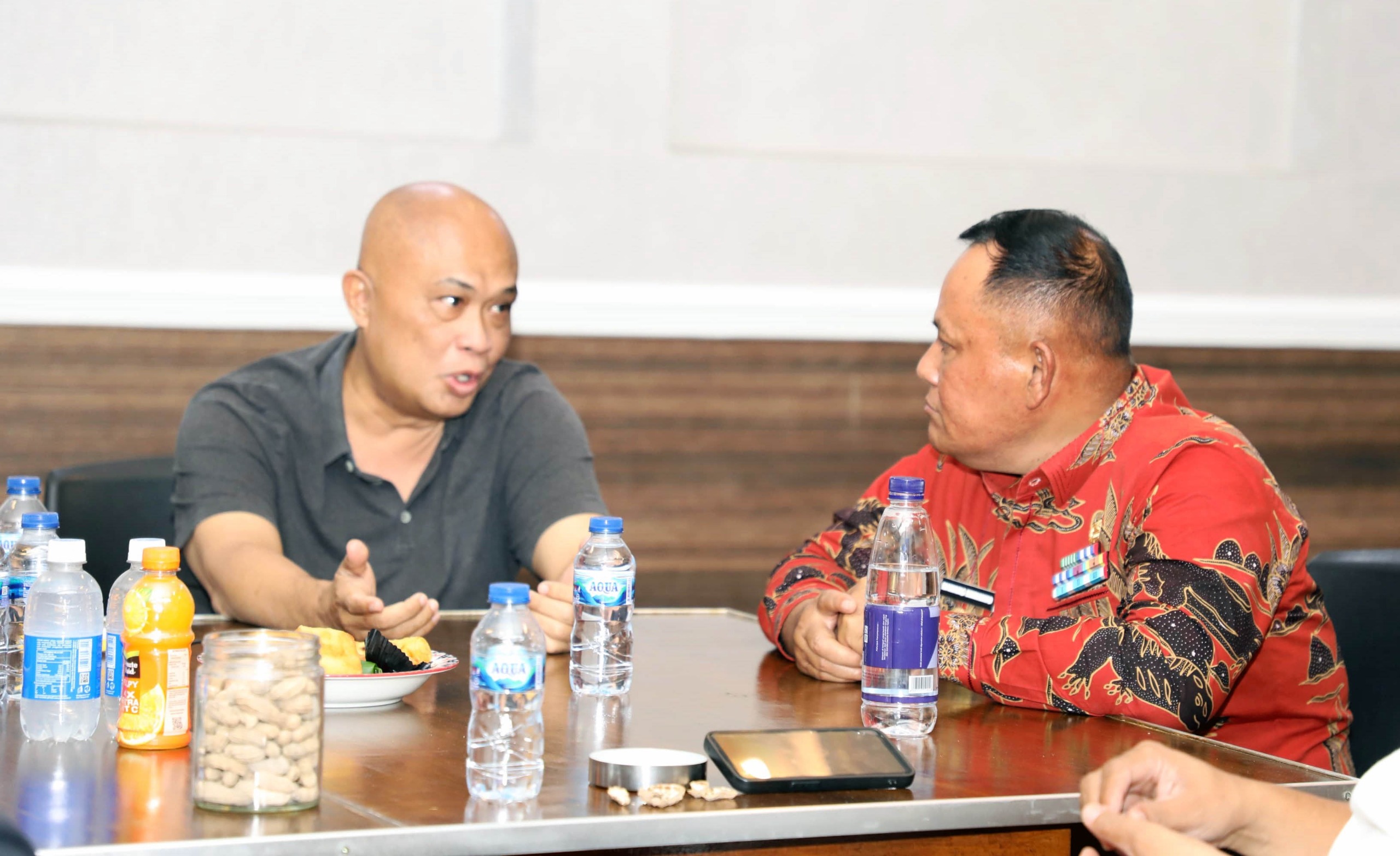 Nanang Ermanto Silaturahmi ke Mantan Wakil Bupati Lamsel Periode 2010-2015 Eki Setyanto