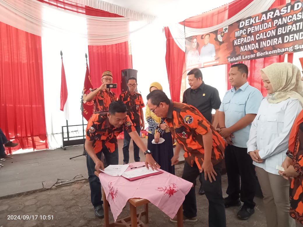 MPC Pemuda Pancasila Pesawaran Dukung Kemenangan Nanda – Anton