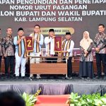 KPU Sahkan Nomor Urut Paslon Bupati dan Wakil Bupati Lamsel di Pilkada 2024, Nanang-Antoni 1, Egi-Syaiful 2