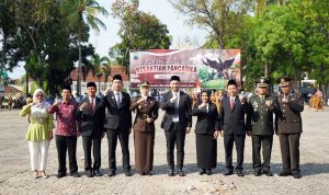 Plt Bupati Lampung Selatan Pimpin Upacara Hari Kesaktian Pancasila