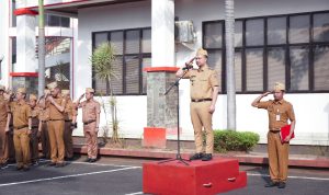 Apel Mingguan, Plt Bupati Pandu Kesuma Dewangsa Ingatkan Soal Netralitas ASN