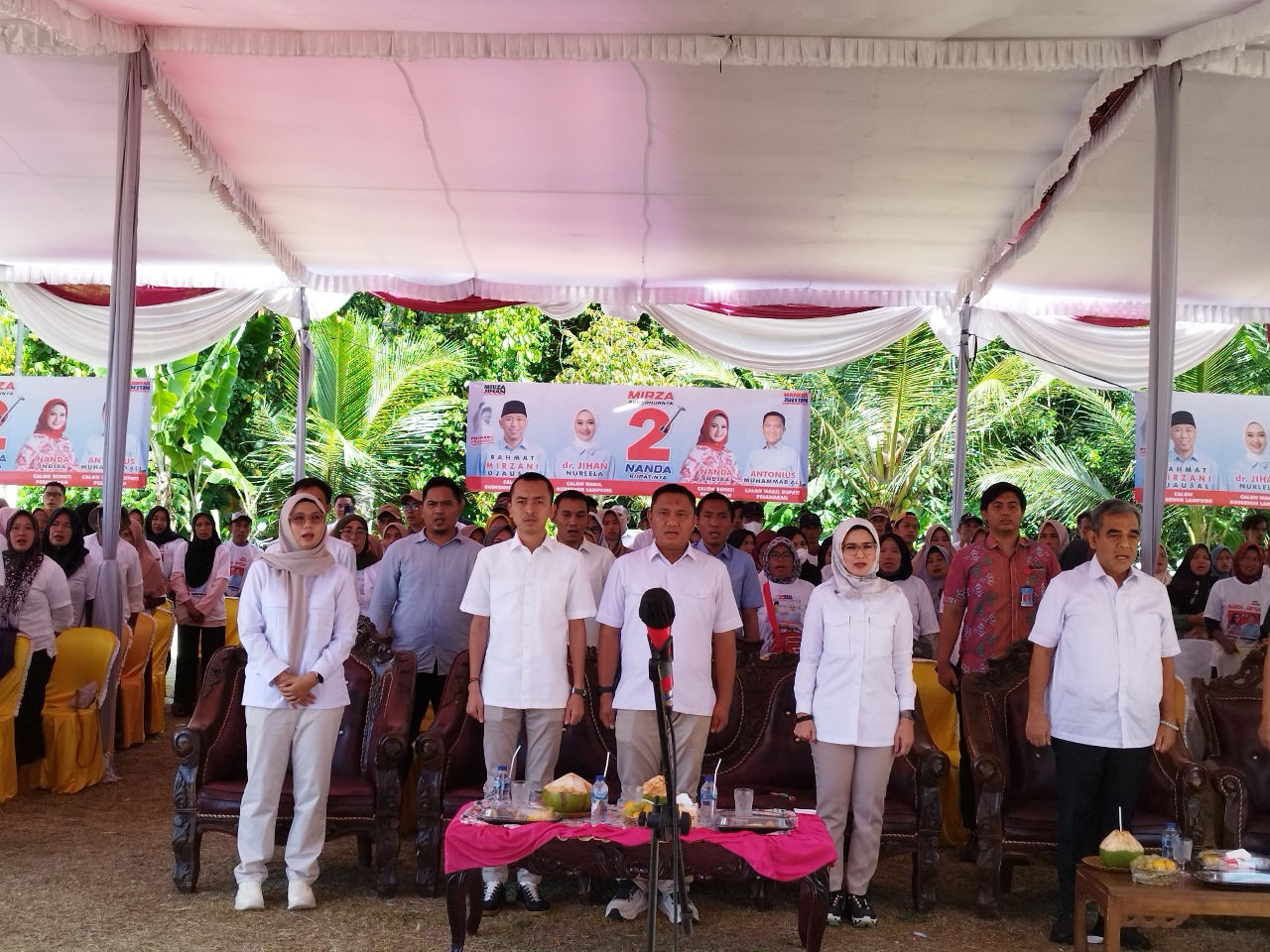 Paslon No.2 Nanda-Anton Dapat Dukungan Dari Ketua MPR-RI Ahmad Muzani