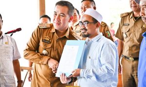 Bupati Pesawaran Tinjau Pengembangan Biofortifikasi Padi dan Fasilitas Pengolahan RMU dan Dryer di Negeri Katon