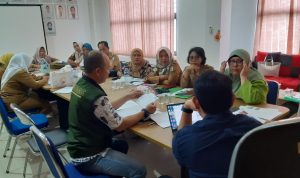 Dinas P3AP2KB Bersama Tim Pakar RSUD Pesawaran Gelar Pembahasan Kertas Kerja Sasaran AKS  