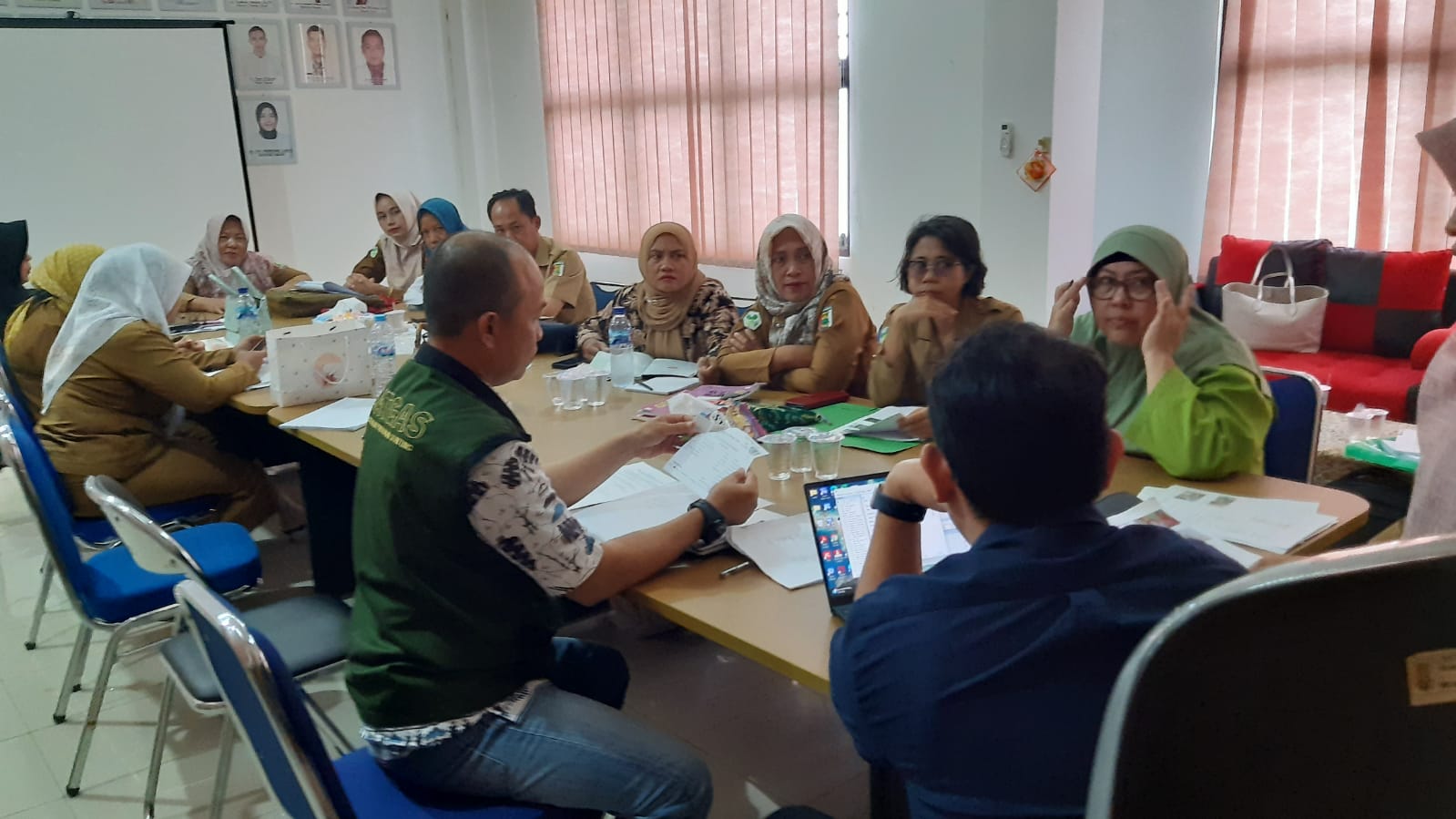 Dinas P3AP2KB Bersama Tim Pakar RSUD Pesawaran Gelar Pembahasan Kertas Kerja Sasaran AKS  