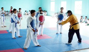Diuji Master Amril Yusam, 174 Taekwondoin Satlas Ikut UKT Geup