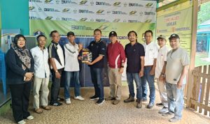 Manager PTPN I Regional 7 Kebun Way Berulu, Bantu Meja Pimpong Ke Komunitas Tenis Meja Pesawaran