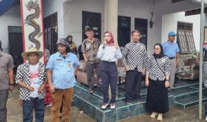 Kampanye Cabup Nanda Indira di Desa Sungai Langka, Juga Dihadiri Bang Taun