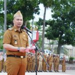 Momen Apel Terakhir Sebagai Plt Bupati Lamsel, Pandu Kesuma Dewangsa Ingatkan ASN Tidak Terpecah Karena Beda Pandangan Politik
