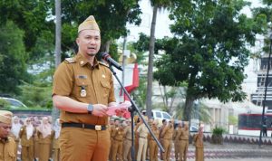 Momen Apel Terakhir Sebagai Plt Bupati Lamsel, Pandu Kesuma Dewangsa Ingatkan ASN Tidak Terpecah Karena Beda Pandangan Politik