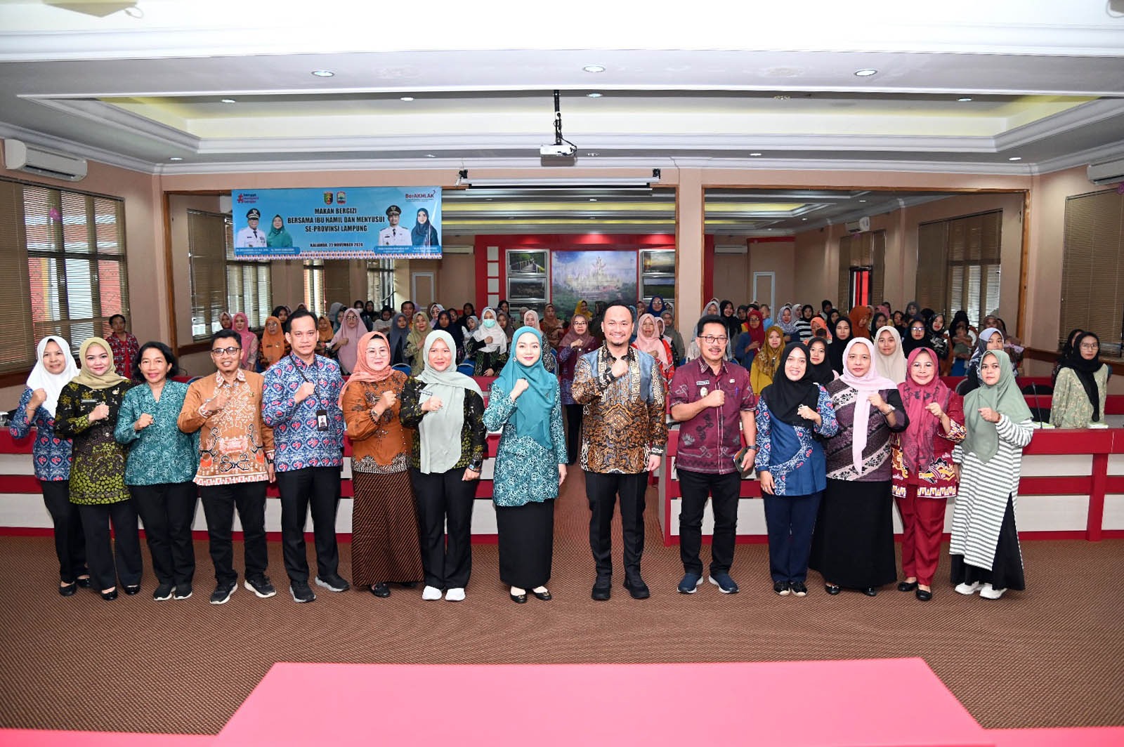 Dukung Program Presiden, Pemkab Lamsel Laksanakan Makan Bergizi untuk Ibu Hamil dan Menyusui