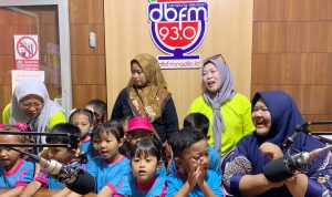 Murid TK Negeri Pembina Kalianda Unjuk Bakat di Radio DBFM93 Kalianda