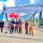 Bupati Dendi Resmikan Jembatan Way Sekampung