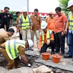 Gedung Pusdalops BPBD Lamsel Mulai Dibangun, Bupati Nanang Lakukan Groundbreaking
