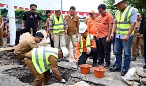 Gedung Pusdalops BPBD Lamsel Mulai Dibangun, Bupati Nanang Lakukan Groundbreaking